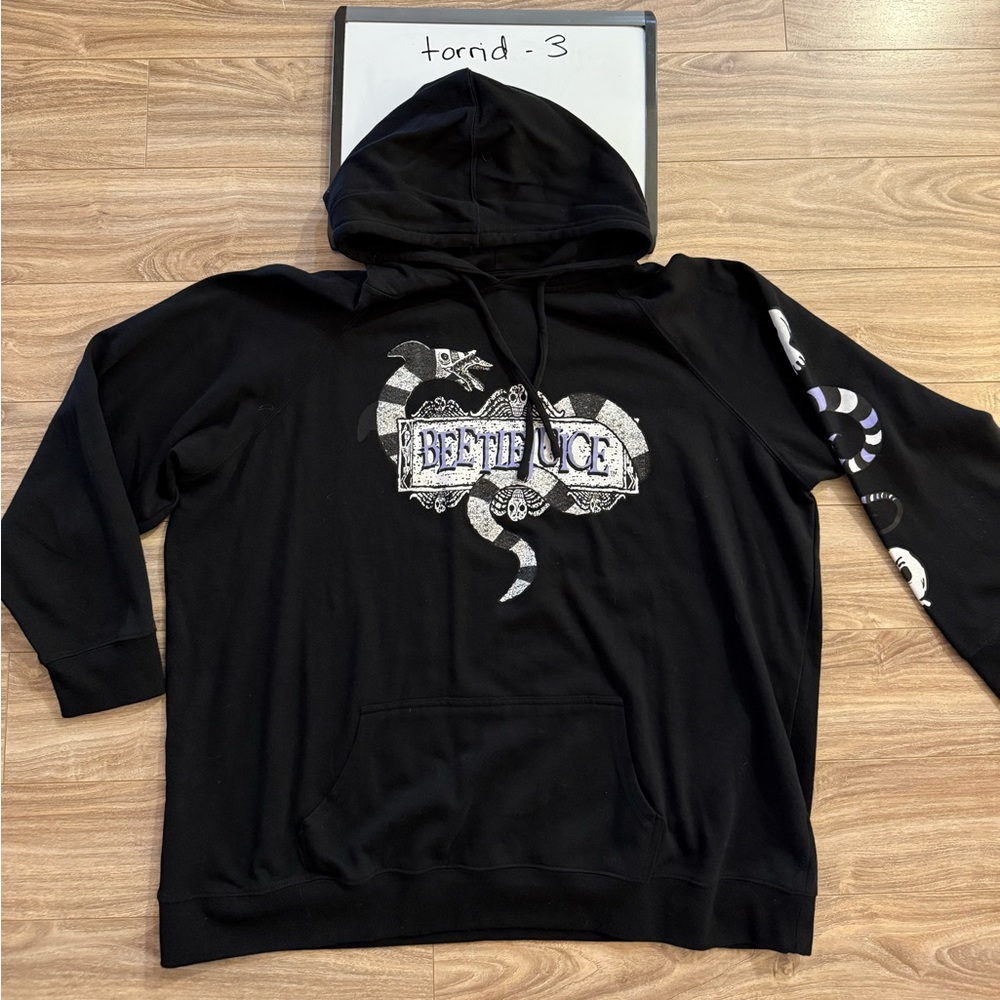 Torrid Beetlejuice Black Graphic Hoodie 3